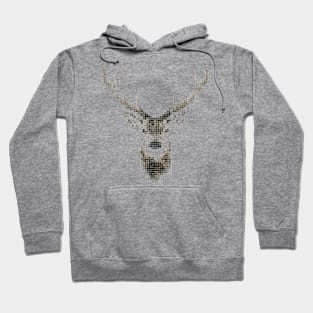 Geometric Animal Deer Stag Hoodie